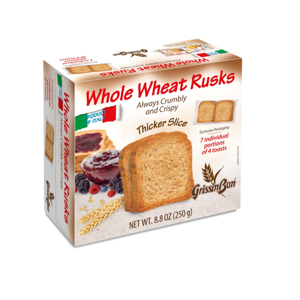 WHOLE WHEAT RUSKS 250g