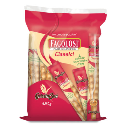 CLASSIC FAGOLOSI BREADSTICKS FOR RESTAURANT 480g