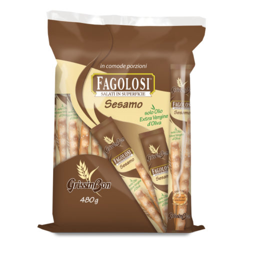 FAGOLOSI BREADSTICKS WITH SESAME FOR RESTAURANT